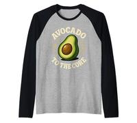 Meme Divertido de Humor Keto Alimentado por Tocino de Grasa Cero carbohidratos Camiseta Manga Raglan