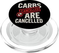 Meme Divertido de Humor Keto Alimentado por Tocino de Grasa Cero carbohidratos PopSockets PopGrip para MagSafe