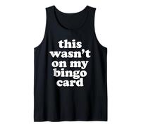 Meme Divertido de This Not On My Bingo Card Camiseta sin Mangas