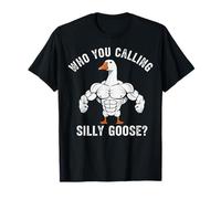 Meme Divertido del Gimnasio de Ganso Enojado a quien Llamas Ganso Tonto Camiseta