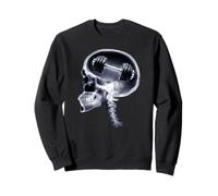 Meme Divertido del Gimnasio del Cerebro de la Barra de Rayos X Sudadera