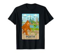 Meme Divertido Perth Australia Camiseta
