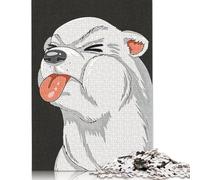 Meme Dog Rompecabezas Imposible,desafío para Adultos Entretenimiento Creativo 1000 Piezas Obra De Arte De Juego De para Adultos Y Niños A Partir De 12 Años 1000pcs (38x26cm)