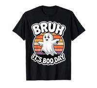 Meme Fantasma Divertido Bruh It's Boo Day - Bruh Halloween Camiseta