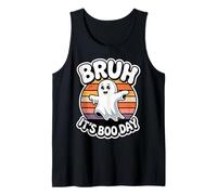 Meme Fantasma Divertido Bruh It's Boo Day - Bruh Halloween Camiseta sin Mangas