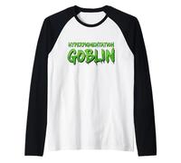 Meme Goblin De Hiperpigmentación Camiseta Manga Raglan
