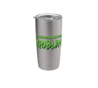 Meme Goblin De Hiperpigmentación Vaso térmico de acero inoxidable de doble pared