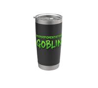 Meme Goblin De Hiperpigmentación Vaso térmico de acero inoxidable de doble pared