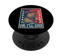 Meme Gracioso de Capibara Tengo Que Decir Cosas Raras o me PopSockets PopGrip Adhesivo