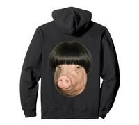 Meme Gracioso De Corte De Pelo De Cerdo con Corte De Tazón Sudadera con Capucha