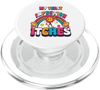 Meme Gracioso Me Pica la candidiasis. Extraño PopSockets PopGrip para MagSafe