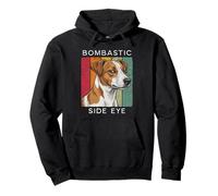 Meme grandilocuente del Perro Jack Russell con Ojos Laterales Sudadera con Capucha