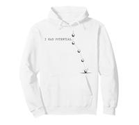 Meme Gym Funny Sarcastic Quote I Had Potential Sudadera con Capucha