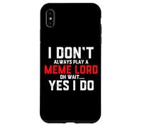 Meme Lord Costume Mejor Decoración De Halloween para Gamer Memes Carcasa para iPhone XS MAX