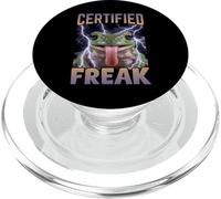 Meme Maldito Divertido Rana Freak Certificado PopSockets PopGrip para MagSafe