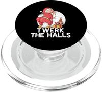 Meme navideño de Papá Noel Haciendo Twerking de Twerk The Halls PopSockets PopGrip para MagSafe