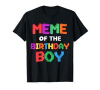 Meme of The Birthday Boy Master Builder Ladrillos Bloques Camiseta