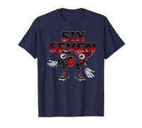 Meme para niños 6 7 Six Seven Red Trending Meme Camiseta