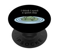 Meme Rana Lindo Rana Triste Rana Estética Animal Meme PopSockets PopGrip Adhesivo