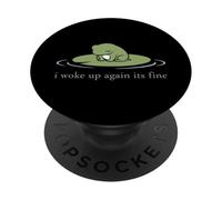Meme Rana Lindo Rana Triste Rana Estética Animal Meme PopSockets PopGrip Adhesivo
