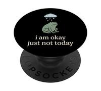 Meme Rana Lindo Rana Triste Rana Estética Animal Meme PopSockets PopGrip Adhesivo