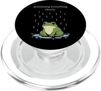Meme Rana Lindo Rana Triste Rana Estética Animal Meme PopSockets PopGrip para MagSafe