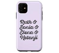 Meme RBG de Ruth y Sonia y Elana y Ketanji Brown Jackson SCOTUS Carcasa para iPhone 11