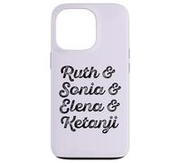 Meme RBG de Ruth y Sonia y Elana y Ketanji Brown Jackson SCOTUS Carcasa para iPhone 13 Pro