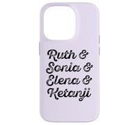 Meme RBG de Ruth y Sonia y Elana y Ketanji Brown Jackson SCOTUS Carcasa para iPhone 14 Pro