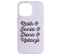 Meme RBG de Ruth y Sonia y Elana y Ketanji Brown Jackson SCOTUS Carcasa para iPhone 14 Pro MAX