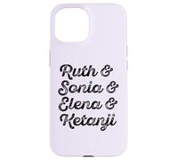 Meme RBG de Ruth y Sonia y Elana y Ketanji Brown Jackson SCOTUS Carcasa para iPhone 15