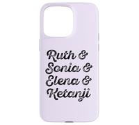 Meme RBG de Ruth y Sonia y Elana y Ketanji Brown Jackson SCOTUS Carcasa para iPhone 15 Pro MAX