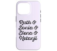 Meme RBG de Ruth y Sonia y Elana y Ketanji Brown Jackson SCOTUS Carcasa para iPhone 16 Pro