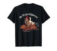 Meme Retro Vintage Kerfuffle Capybara Raccoon Duck Frog Camiseta
