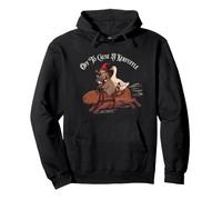 Meme Retro Vintage Kerfuffle Capybara Raccoon Duck Frog Sudadera con Capucha