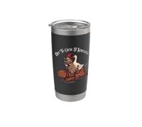 Meme Retro Vintage Kerfuffle Capybara Raccoon Duck Frog Vaso térmico de acero inoxidable de doble pared