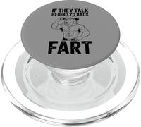 Meme Si Hablan Detrás De Tu Espalda Fart Wolf Cowboy PopSockets PopGrip para MagSafe
