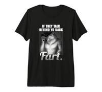 Meme Si Hablan Detrás De Tu Espalda Pedo Gracioso Extrañamente Específico Camiseta Premium