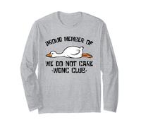 Meme Silly Goose No Nos Importa el Club WDNC Mujeres Manga Larga