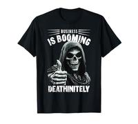 Meme Style Grim Reaper We Will Meet One Day Deathinitely Camiseta