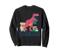 Meme VELOCIREADER Velociraptor Dinosaur Fast Reader Sudadera