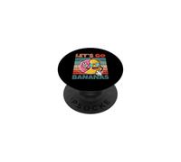 Meme Vintage Divertido de plátano Let Us Go Banana Peace Bananas PopSockets PopGrip Adhesivo