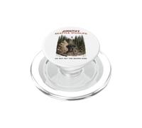 Meme Viral Jimothy Raccoon No acaricies al Rey Redondo PopSockets PopGrip para MagSafe