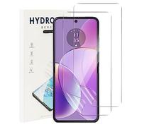 MEMELOKA 2 Piezas Protector de Pantalla Motorola Razr 40, TPU Película de Hidrogel Flexible, Alta Definición y Alta Sensibilidad con 3D Cobertura Completa