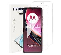 MEMELOKA 2 Piezas Protector de Pantalla Motorola Razr 40 Ultra, TPU Película de Hidrogel Flexible con Marco de Instalación, Alta Definición y Alta Sensibilidad con 3D Cobertura Completa