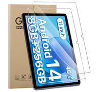 MEMELOKA 2 Piezas Protector de Pantalla para UMIDIGI G9 Tab/UMIDIGI G7 Tab Pro 11 Pulgadas, 9H Dureza Antiarañazos Cristal Templado UMIDIGI G9 Tab/UMIDIGI G7 Tab Pro, Antihuellas y Alta Sensibilidad