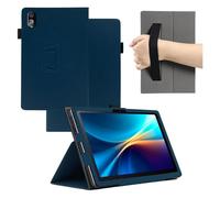 MEMELOKA Funda para Acer Iconia Tab V11 (V11-11-81BJ), Ligero y Delgado PU Protectora Carcasa con Correa para la Muñeca[Soporte Función] - Azul
