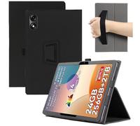 MEMELOKA Funda para Blackview Tab 90 WiFi/Tab 9 WiFi 11 Pulgadas, Ligero y Delgado PU Protectora Carcasa con Función de Auto-Sueño/Estela y Correa para la Muñeca[Soporte Función] - Negro