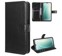 MEMELOKA Funda para Blackview Wave 9C, Interior TPU Antigolpes y Premium Flip Wallet PU Carcasa Blackview Wave 9C con Ranura para Tarjeta[Cierre Magnético][Función Soporte] - Negro