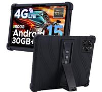 MEMELOKA Funda para DOOGEE Tab G6 11 Pulgadas, Carcasa Protectora Antigolpes de Silicona Suave con Soporte[Antiarañazos][Antideslizante], Negro